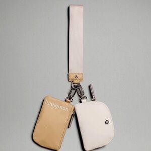 Lululemon Dual pouch wristlet. New without tags